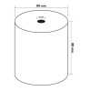 100 Bobine Papier Thermique, 80 x 80 x 12 mm, rouleau thermique pour ticket de caisse et reçus. 1 pli 100 Bobine Papier Thermique, 80 x 80 x 12 mm, rouleau thermique pour ticket de caisse et reçus. 1 pli